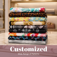 Foulard personnalisé imprimé effet soie satiné, écharpe de luxe florale carrée, bandana pour cheveux et cou, châle pour femme tendance