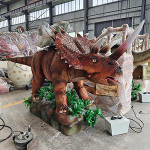<span class=keywords><strong>Parc</strong></span> d'attractions mécanique moderne d'intérieur Triceratops animatroniques électriques Dinosaur Rides pour adultes et enfants - Product Image 6