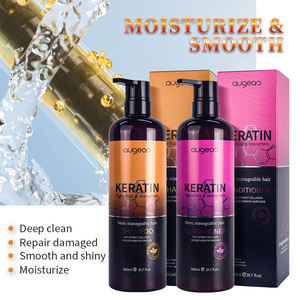 Produits capillaires à la kératine Augeas, meilleur traitement, shampoing et revitalisant à la kératine - Product Image 3