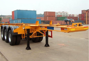 Factory Direct Brand New 40 Foot 3-Axle <b>Trailers</b> 12R22.5 Tires Equipped Truck Container Skeleton Semi-<b>Trailers</b> - Product Image 3