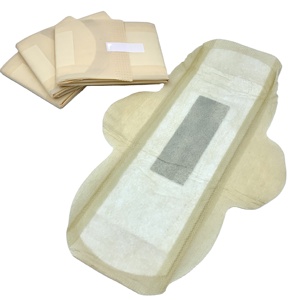 Miễn Phí Mẫu Dùng Một Lần Thời Gian Sinh Thái Thân Thiện Với Phụ Nữ Phụ Nữ Vệ Sinh Pad Khăn Ăn Tùy Chỉnh Thương Hiệu Tre Vệ Sinh Khăn Với Đôi Cánh - Product Image 2