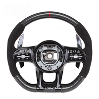 Volant en fibre de carbone et cuir LED de qualité OEM pour Mercedes-Benz, modèles CLS, Classe C, Classe E, Classe G, Classe S, W218/W219