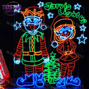 Motif lumineux de Noël à LED pour les façades de bâtiments, les zones commerciales et les événements extérieurs - Product Image 4
