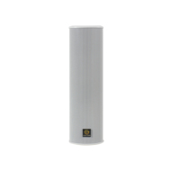 Altavoz de Columna para Exteriores de Aluminio con Clasificación IP66, con Conector de Alimentación y Soporte, para Sistemas de PA Comerciales