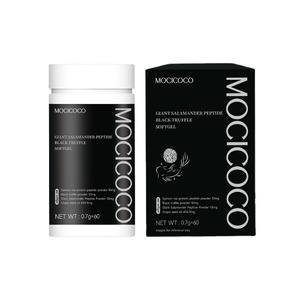 Complément alimentaire anti-âge et antioxydant à base de truffe noire de <span class=keywords><strong>salamandre</strong></span> géante en gélules molles pour le soin de la peau des adultes, amélioration des rides, 0,7 g de gélules molles - Product Image 1