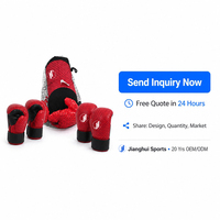 Ensemble de sacs de frappe pour enfants avec support réglable en hauteur, gants de boxe de 4 oz, équipement d'entraînement de boxe gonflable autoportant, vente en gros