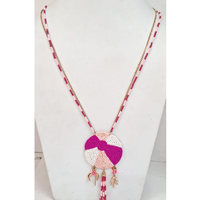 Collier unisexe fait main en résine perlée, motif tribal vintage, style ethnique, perles, cadeau de mariage, pour les passionnés de mode