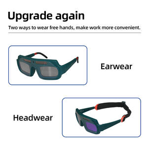 Casco de Soldadura con Oscurecimiento Automático Solar, Gafas de Soldador, Protección contra Arco Eléctrico, Casco para Equipo de Soldadura, Color Real - Product Image 5