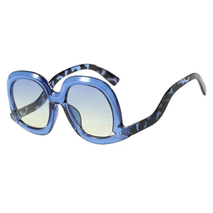 Ins moda moda grandi occhiali da sole ovali per le signore classici occhiali da sole di lusso personalizzati proprio logo lunettes de luxe di alta qualità - Product Image 5