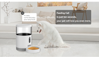 BL4/pemberi makan otomatis versi WIFI, interkom suara dua arah untuk rumah kucing pintar dan pemberi makan anjing peliharaan otomatis