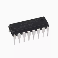 Circuit intégré logique FYX Stock CD4017BE IC 4017, Compteurs et diviseurs, puce CD4017 DIP-16, CD4017B, puce de remplacement fabriquée en Chine