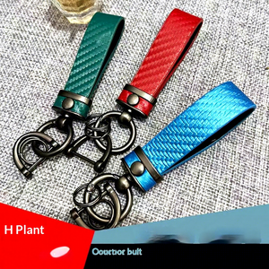 <span class=keywords><strong>Llavero</strong></span> Premium Forrado en Cuero, Elegante <span class=keywords><strong>Llavero</strong></span> para Auto con Hebilla de Aleación de Zinc - <span class=keywords><strong>Llavero</strong></span> Creativo para Hombres y Mujeres - Product Image 2