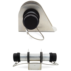 Porte-documents d'immatriculation étanche en aluminium de style tube avec embouts et capuchons de rechange pour accessoires extérieurs de remorque de camion - Product Image 6