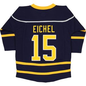 FOXA Buffalo Sabres Jack Eichel 15 Maillot pour nourrissons et tout-petits à col en V, vêtements de hockey sur glace anti-humidité - Product Image 3