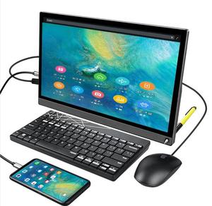 بنك الطاقة المحمول, بنك الطاقة المحمول 15.6 بوصة fhd شاشة تعمل باللمس المحمولة نوع c شاشة محمولة مع البطارية - Product Image 2