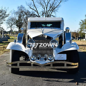 Il colore di corrispondenza del carro funebre classico bianco e nero può essere personalizzato in base allo stile dell'immagine <span class=keywords><strong>auto</strong></span> <span class=keywords><strong>d</strong></span>'<span class=keywords><strong>epoca</strong></span> - Product Image 2