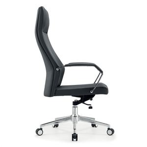 เก้าอี้หนัง PU สำหรับผู้บริหารเก้าอี้สำนักงานเก้าอี้หมุนปรับได้ด้านหลังสูง - Product Image 3