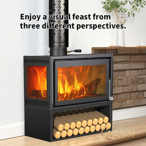 <span class=keywords><strong>Cheminée</strong></span> à <span class=keywords><strong>bois</strong></span> encastrée de style européen moderne avec vue sur tous les côtés pour le salon de la villa Chauffage domestique - Product Image 2