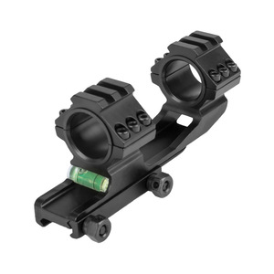 Wholesale CNC Machined Aluminum Alloy 25.4/30mm Integrated Scope Mount with Level Gauge Outdoor Shooting Gear Precision Mounting - Product Image 4