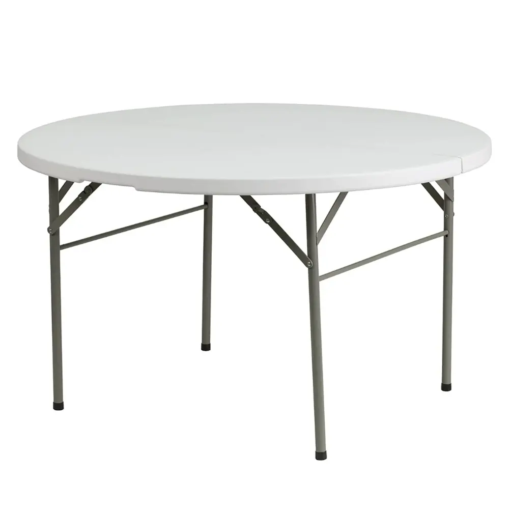 4ft 120cm Round Multi-Purpose folding Table Bjflamingo Banquet round 4ft folding table