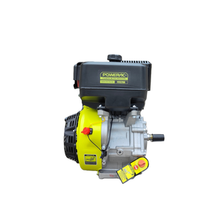 Moteur à essence monocylindre POWERAC 18HP 521cc, modèle 196F, EURO 5, 4 temps, refroidi par air, faible consommation de carburant, pour machines d'ingénierie - Product Image 2