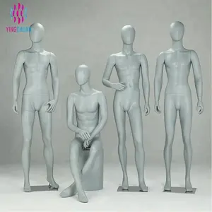 Professional factory grey male mannequins
