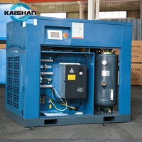 Compresor de aire de 15kw para uso industrial, compresor de aire con tornillo rotativo usado, accionado directamente, 20hp