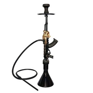 <span class=keywords><strong>Chicha</strong></span> arabe en résine AK 47, forme électro-plaquée, 78 cm, grande taille, <span class=keywords><strong>chicha</strong></span> en forme de pistolet <span class=keywords><strong>AK47</strong></span>, ensemble de <span class=keywords><strong>chicha</strong></span> - Product Image 4