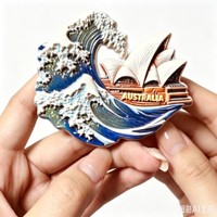 Australie Océanie Aimants de réfrigérateur 3D Souvenirs touristiques Aimants de réfrigérateur Autocollants de collection Articles de décoration cadeaux artisanaux