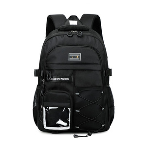 Student <b>Backpack</b> 18 In Solid Color Large Capacity Unisex For <b>School</b> Education - Product Image 4
