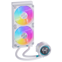 Refroidisseur d'eau pour processeur SNOWMAN 240 mm RGB LED, radiateur en cuivre liquide AIO, refroidissement pour performances CPU haut de gamme, dissipateur thermique