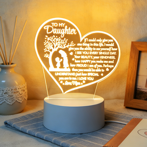 Lámparas Acrílicas Personalizadas, Luces Nocturnas LED con Imagen Creativa Personalizable en 3D, Regulables, Recargables por USB, Regalos Festivos para Padres - Product Image 6