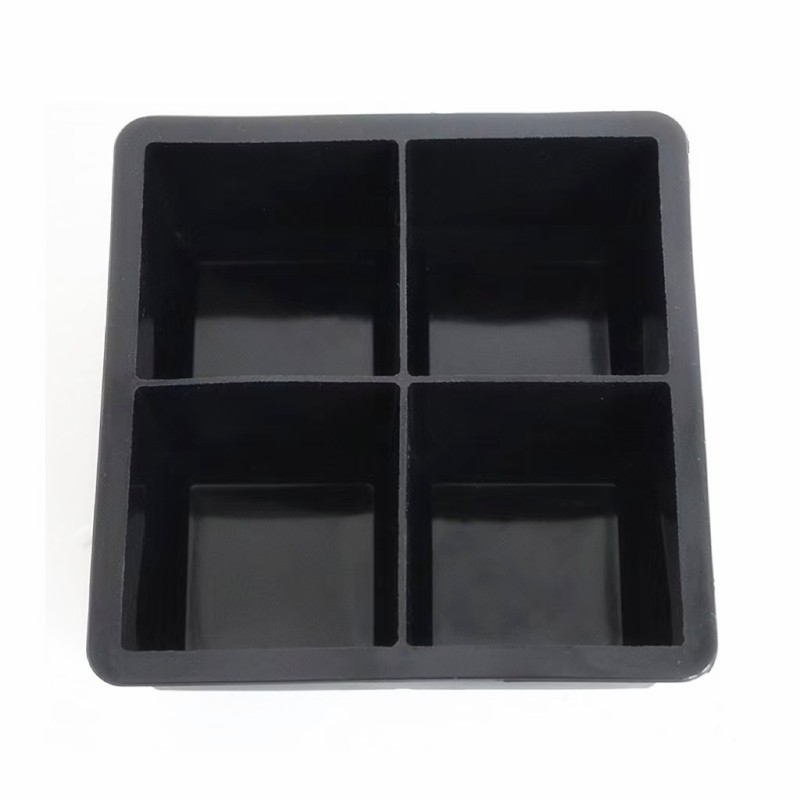 4 square black with cover
