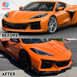 Honghang fabrique un séparateur de lèvre avant de pare-chocs avant en Fiber de carbone pour <span class=keywords><strong>Chevrolet</strong></span> <span class=keywords><strong>Corvette</strong></span> <span class=keywords><strong>C8</strong></span> <span class=keywords><strong>2023</strong></span> + kits de carrosserie - Product Image 4