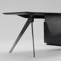 Bureau de direction moderne et simple, bureau de président, bureau de gestionnaire, bureau de superviseur, ensemble bureau et chaise de direction