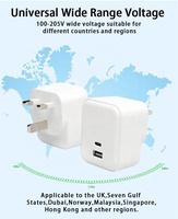 Usine originale en gros voyage 20W type-c chargeur PD chargeur rapide prise britannique adaptateur USB pour iPhone 14 USB-C adaptateur secteur