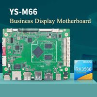 Carte mère industrielle OEM RK3566 Intel Android 11.0 avec 32 Go de RAM DDR3, WiFi, LAN, ports UART et USB, combo CPU