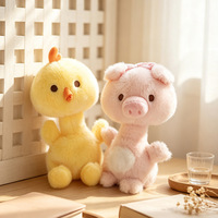 Nouvelle Peluche Cochon Mignon, Compagnon de Bureau, Animal en Peluche Décoratif, Cadeau Réconfortant