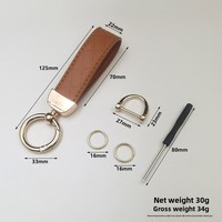 Porte-clés de voiture moderne à motif diamant, pendentif artistique, accessoire de mode créatif en alliage de zinc, cadeau pour couples, petit modèle