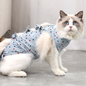 Traje de recuperación de gato, ropa de esterilización <span class=keywords><strong>para</strong></span> el cuidado de los gatos después de la cirugía, traje de tela <span class=keywords><strong>para</strong></span> cirugía - Product Image 1