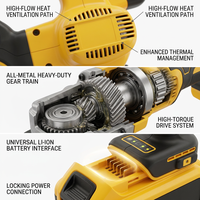 Kit multifonction sans fil pour percer, couper et polir, perceuse à batterie au lithium, scie circulaire, scie sabre