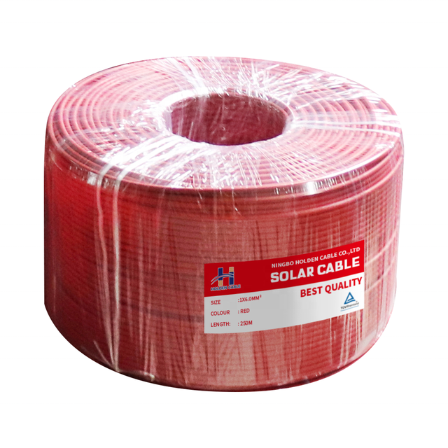 Tuv 100 500 Meter Roll 2.5mm 6mm 4mm Twin Core Dc Solar Panel Pv Cable