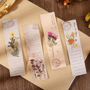 30 Pezzi/confezione Segnalibri a Forma di Fiori per Esprimere Sentimenti Sinceri, Fiori e Piante Retrò, Materiale Decorativo per Biglietti Regalo - Product Image 5