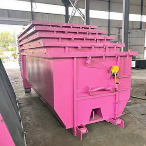 Contenedor de Basura con Gancho de Elevación Tipo Bañera de 20 Yardas, Contenedor de Basura con Gancho de Cable, Certificado CE, Material Q235/Q345, <span class=keywords><strong>DUOJIN</strong></span> XS-128 - Product Image 2