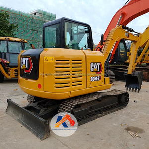 Mini maquinaria CAT 306e2 307E/308D máquina excavadora hidráulica sobre orugas 7ton excavadora de gato usada de segunda mano - Product Image 1