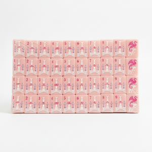 HIMORE Set Personalizzato di 160 Tessere per Mahjong Americano in Acrilico, Lussuoso Set con Incisione a Singolo Strato, Oh My Mahjong - Product Image 2