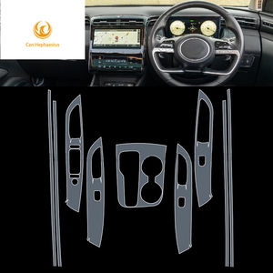 Panel de salpicadero para <span class=keywords><strong>Hyundai</strong></span> <span class=keywords><strong>Tucson</strong></span> NX4 2021 2022, película protectora de TPU antiarañazos para detalles interiores de coche - Product Image 6