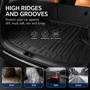 Coolcars - Alfombrilla Impermeable para Maletero de Coche, Fácil de Limpiar, 3D, Duradera, de TPE Antideslizante, para Hyundai <span class=keywords><strong>KONA</strong></span> Eléctrico 23-24 <span class=keywords><strong>EV</strong></span> - Product Image 3