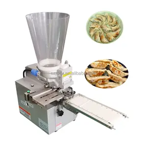 Máquina semiautomática de llenado de bolas de masa hervida, máquina para hacer empanada, máquina para hacer samosa para pequeñas empresas