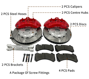 ระบบเบรกจากโรงงานโดยตรง คาลิปเปอร์เบรก CTSV6 แบบหล่อขึ้นรูป 6 ลูกสูบขนาดใหญ่ สำหรับ Toyota Elfa Alphard ซีรีส์ 20 ซีรีส์ 30 RAV4 BBK - Product Image 2